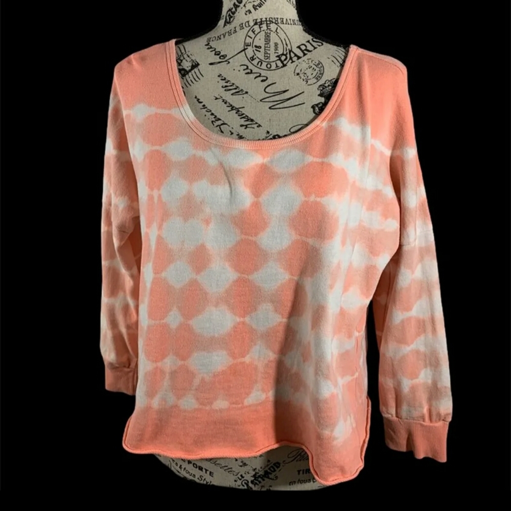 Charlotte Russe large crop tie dye Blouse: